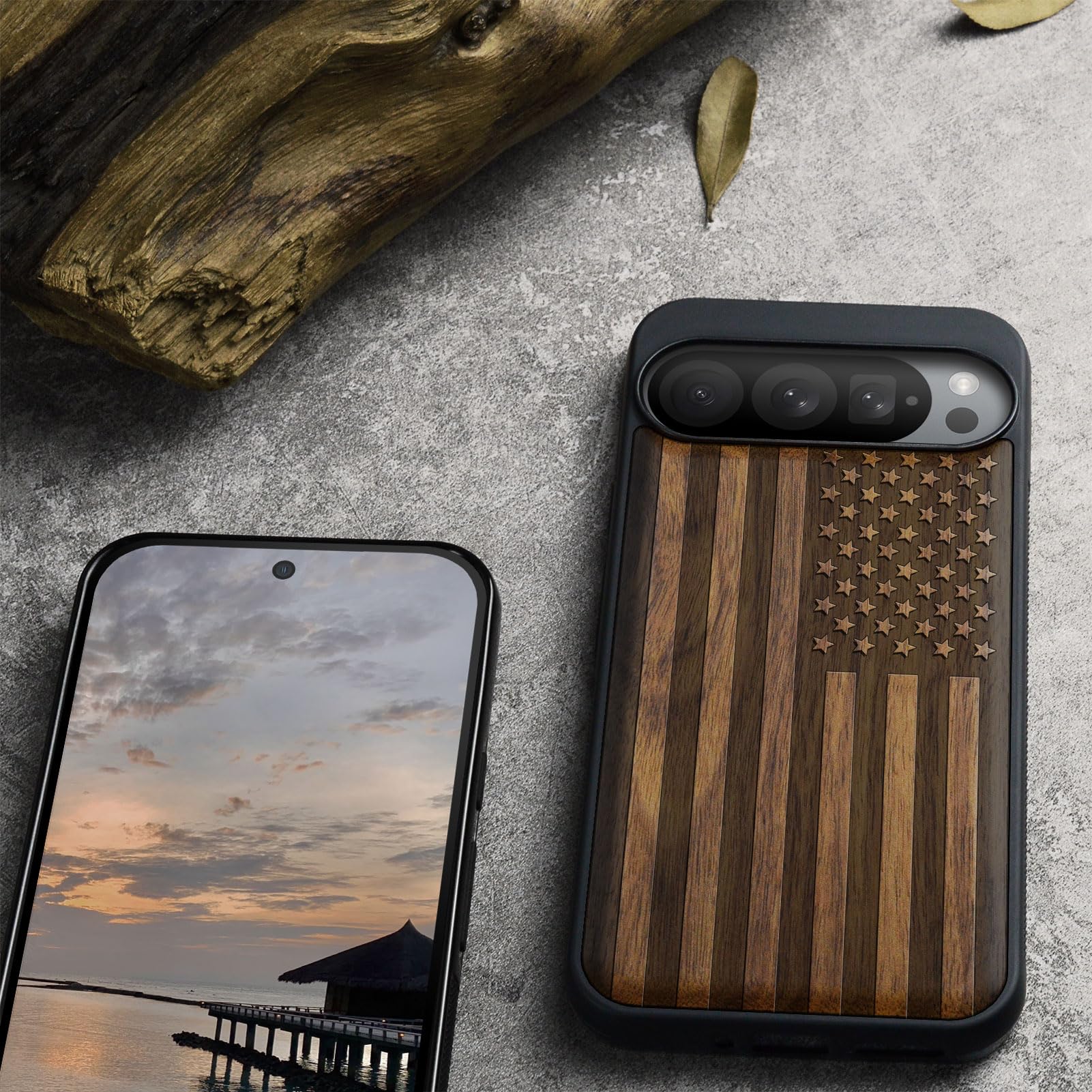 Carveit Google Pixel 9 Pro XL 木製 ケース [天然 Amazon.com: Carveit Designer Wooden Case for Google Pixel 9